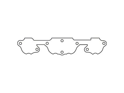 Cometic GM SB2 Small Block Aluminum/Rubber Exhaust Port Cover Set - C5259