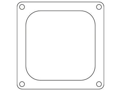 Cometic Holley 4500 Dominator .060in Fiber Carburetor Gasket - 4.775in - C15238FC