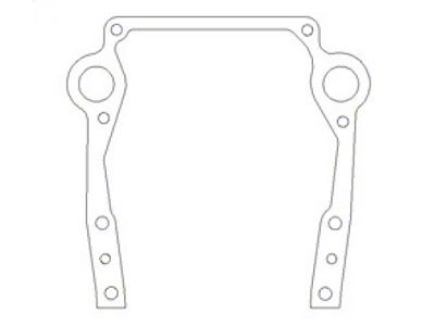 Cometic Oldsmobile Gen-2 Rocket V8 .020in Fiber Timing Cover Gasket - C5823-020