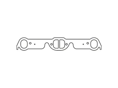 Cometic Pontiac 326/350/389/400/421/428/455 V8 .043in Copper Exhaust Manifold Gasket Set - C5160