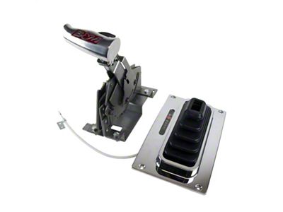 B&M Console MegaShifter Automatic Shifter; Ratchet 3-Speed; Floor
