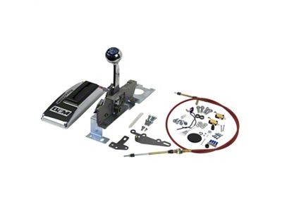 B&M Console QuickSilver Automatic Shifter; Floor; Ratchet 3-Speed; - 81125