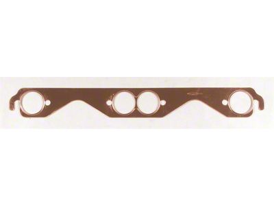 Mr. Gasket Copper Seal Exhaust Gasket Set; Round Port Shape; Port Diameter 1.63 in.; - 7152G