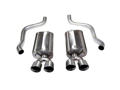 Corsa Performance 2009-2013 Chevrolet Corvette C6 6.2L V8 Polished Sport Axle-Back - 14108