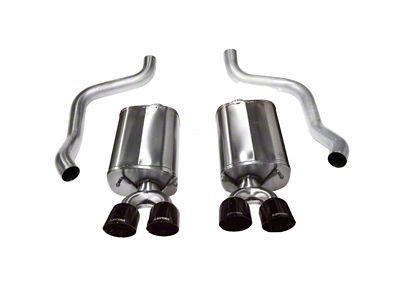 Corsa Performance 2009-2013 Chevrolet Corvette C6 6.2L V8 Black Sport Axle-Back - 14108BLK