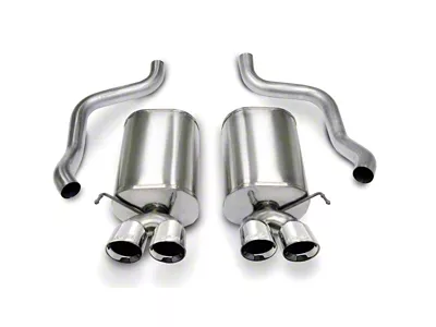 Corsa Performance 2005-2007 Chevrolet Corvette C6 6.0L V8 Polished Sport Axle-Back - 14169