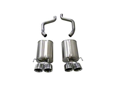 Corsa Performance 2009-2013 Chevrolet Corvette C6 6.2L Polished Sport Axle-Back Exhaust - 21011