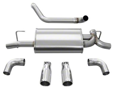 Corsa Performance 2018-2024 Jeep Wrangler JL 2.5in Dual Rear Exit Polished - 21014