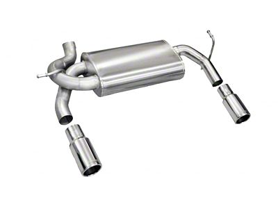 Corsa Performance 2007-2011 Jeep Wrangler 3.8L/12-14 Wrangler 3.6L Polished Sport Axle-Back - 24412