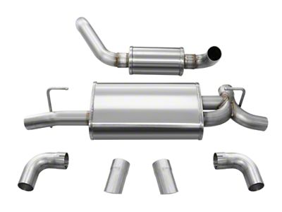 Corsa Performance 2018-2024 Jeep Wrangler JL 2.5in Dual Rear Turn Down - 21015