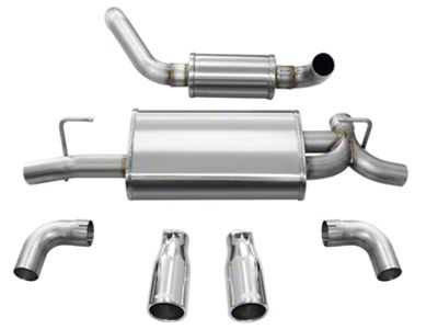 Corsa Performance 2018-2024 Jeep Wrangler JL 2.5in Dual Rear Exit Polished - 21016