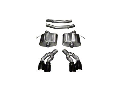 Corsa Performance 2016-2019 Cadillac CTS V 6.2L V8 2.75in Black Xtreme - 14358BLK
