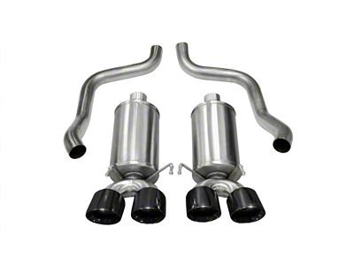 Corsa Performance 2005-2007 Chevrolet Corvette C6 6.0L V8 Black Xtreme Axle-Back - 14469BLK
