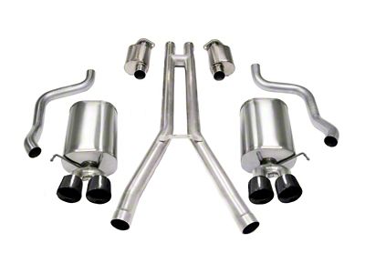 Corsa Performance 2004-2008 Cadillac XLR 4.6L 25in Cat-Back Dual Rear w - 14156BLK