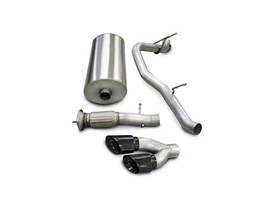Corsa Performance 2007-2010 Cadillac Escalade 6.2L V8 Black Sport Cat-Back Exhaust - 14202BLK