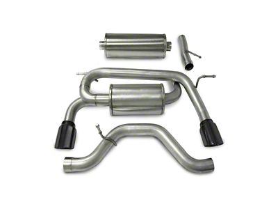 Corsa Performance 2006-2008 Hummer H3 3in Cat-Back Dual Rear w Single - 14212BLK