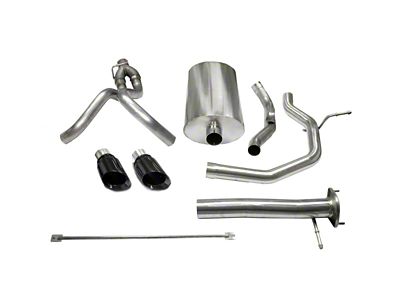 Corsa Performance 2005-2006 Chevrolet SSR 5.3L V8 3in Cat-Back Dual Rear - 14254BLK