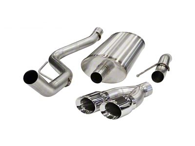 Corsa Performance 2011-2014 Ford F-150 Raptor 6.2L V8 Polished Sport Cat-Back - 14387