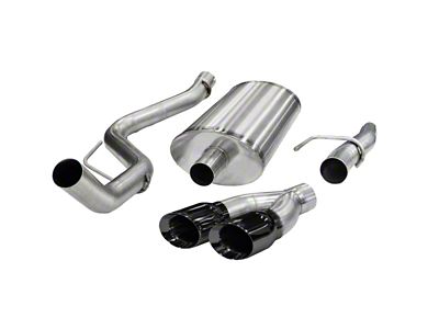Corsa Performance 2011-2014 Ford F-150 5.0L V8 Black Sport Cat-Back Exhaust - 14393BLK