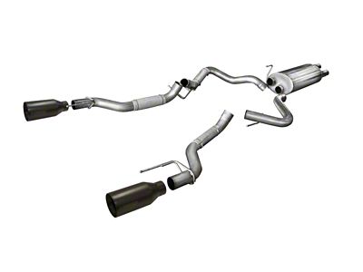 Corsa Performance 2017-2020 Ford F-150 Raptor 3.5L Sport Cat-Back Dual Rear - 14397BPC
