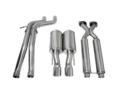 Corsa Performance 2006-2010 Jeep Grand Cherokee 6.1L V8 Polished Sport Cat-Back - 14451
