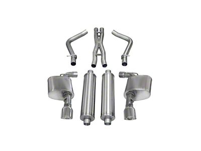 Corsa Performance 2012-2013 Dodge Charger SRT-8 6.4L V8 Polished Sport Cat-Back - 14463