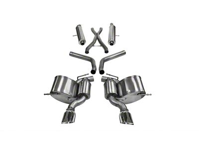 Corsa Performance 2012-2013 Jeep Grand Cherokee 6.4L V8 Polished Sport Cat-Back - 14466
