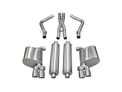 Corsa Performance 2011-2013 Dodge Charger R/T 5.7L V8 Polished Sport Cat-Back - 14525