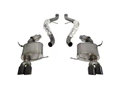 Corsa Performance 2008-2012 BMW M3 Convertible E93 Black Sport Cat-Back Exhaust - 14568BLK