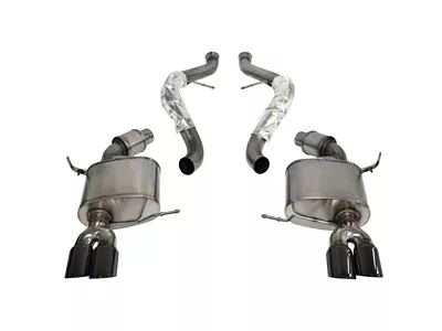 Corsa Performance 2008-2012 BMW M3 E90 Black Sport Cat-Back Exhaust - 14569BLK