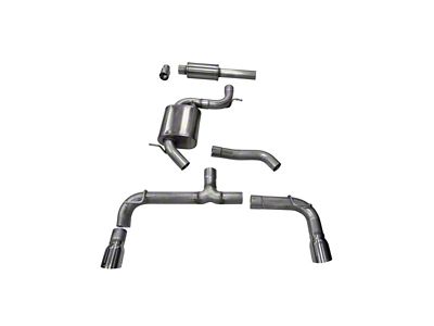 Corsa Performance 2014-2016 Volkswagen GTI Mk7 Polished Sport 3.0in Cat-Back Dual - 14834