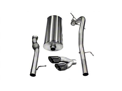 Corsa Performance 2011-2014 GMC Yukon 6.2L V8 3in Cat-Back Single Side - 14882BLK