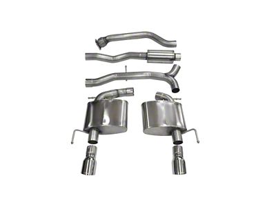 Corsa Performance 2013-2019 Cadillac ATS Sedan 2.0L A/T Polished Sport Dual - 14888