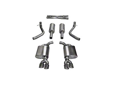 Corsa Performance 2015-2017 Dodge Challenger Sport Cat-Back Dual Rear Exit with - 14986