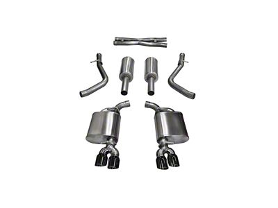 Corsa Performance 2015-2017 Dodge Challenger Sport Cat-Back Dual Rear Exit with - 14986BLK