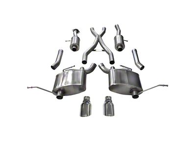 Corsa Performance 2011-2021 Jeep Grand Cherokee Polished 2.5in Dual Rear Exit - 14991