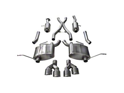 Corsa Performance 2014-2021 Jeep Grand Cherokee Summit Edition Polished 2.5in Dual - 14992