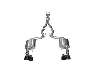 Corsa Performance 2015-2017 Ford Mustang GT 5.0 3in Cat Back Exhaust - 14335BLK