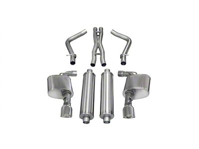 Corsa Performance 2012-2014 Dodge Charger SRT-8 6.4L V8 Polished Xtreme Cat-Back - 14464