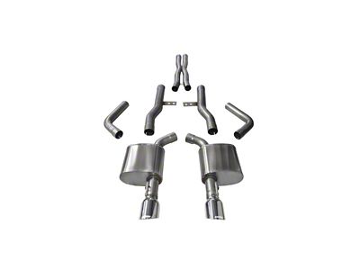 Corsa Performance 2015-2023 Dodge Charger SRT/Scat Pack/R/T 6.4L Polished Xtreme Cat-Back - 14996