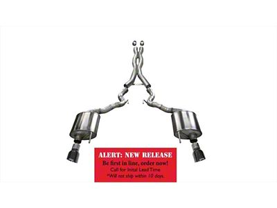 Corsa Performance 2015-2017 Ford Mustang GT Convertible 5.0L V8 Black Xtreme - 14342BLK