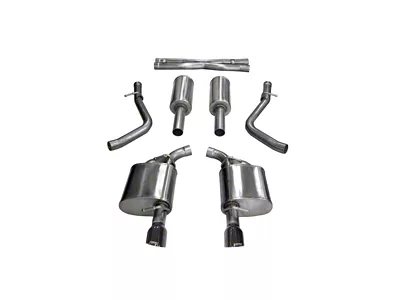 Corsa Performance 2017-2020 Dodge Charger 5.7L V8 Xtreme Cat-Back Dual Rear - 21004BLK