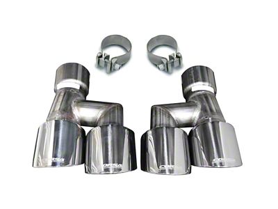 Corsa Performance 18-23 4.0in Twin Tip Polished Pro-Series Tip Kit Fits - 21038