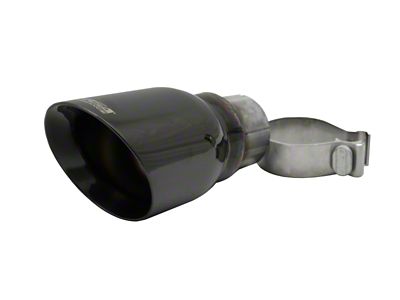Corsa Performance Single Universal 2.5in Inlet / 4in Outlet Black PVD - TK004BLK