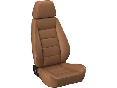 Corbeau Sport Reclining Seats with Inflatable Lumbar; Tan Vinyl; Pair (Universal; Some Adaptation May Be Required)