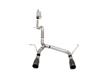 Corsa Performance 2007-2018 Jeep Wrangler JKU 3.6L Sport 2.75in Cat-Back Exhaust - 21122BLK