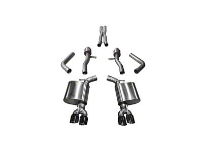 Corsa Performance 2015-2023 Dodge Challenger Hellcat Dual Rear Exit Sport Exhaust - 14987BLK