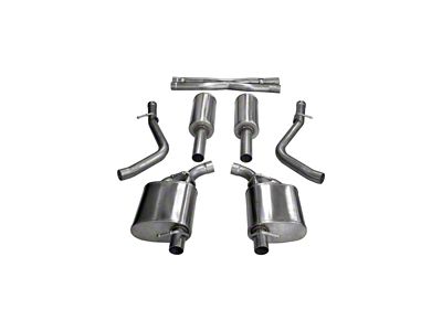 Corsa Performance 15-23 Dodge Charger/300 Sedan 3.6L 2.5in Cat-Back Dual Rear - 21064