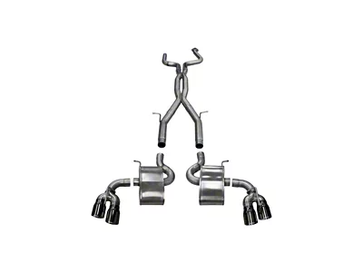 Corsa Performance 2016-24 Chevy Camaro SS 6.2L Xtreme+ 2.75in Cat-Back Dual - 14770BLK