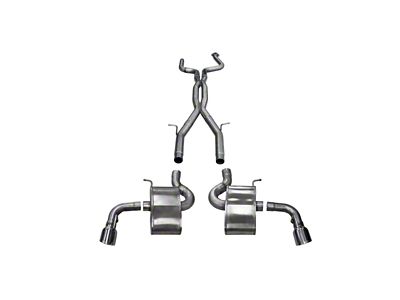 Corsa Performance 16-18 Chevy Camaro SS 6.2L Xtreme 2.75in Cat-Back Dual - 14773